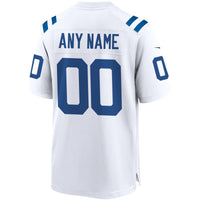 Indianapolis Colts White Custom Game Jersey