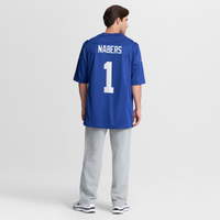New York Giants Malik Nabers Royal Player Game Jersey