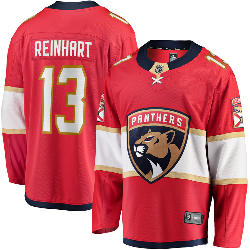 Florida Panthers Sam Reinhart Red Breakaway Player Jersey