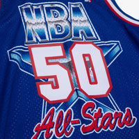 NBA David Robinson 1992 All-Star West Authentic Jersey All-Star - Royal Blue