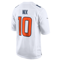 Denver Broncos Bo Nix White Tundra Fashion Game Jersey