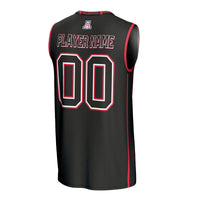 Arizona Wildcats NIL Pick-A-Player Lightweight Basketball Fashion Jersey - Black