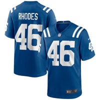 Indianapolis Colts Luke Rhodes Royal Game Jersey
