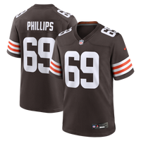 Cleveland Browns Tyre Phillips Brown Team Game Jersey