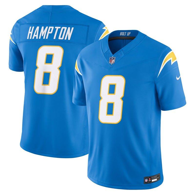 Los Angeles Chargers Omarion Hampton Powder Blue Team Stitched Limited Jersey