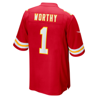 Kansas City Chiefs Xavier Worthy Red Player Game Jersey