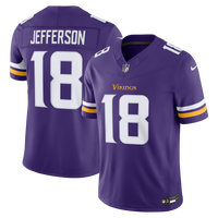Minnesota Vikings Justin Jefferson Purple Team Stitched Limited Jersey