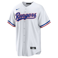 Texas Rangers White #1 Groom Home Replica Jersey