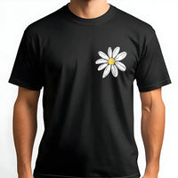 Daisy T-Shirt | Minimalist Flower Graphic | 100% Cotton Premium Tee | Retro Botanical Casual Gift for Her