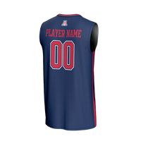 Arizona Wildcats NIL Pick-A-Player Lightweight Basketball Fashion Jersey - Navy