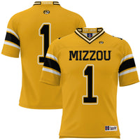 #1 Missouri Tigers Football Jersey - Gold