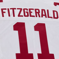Arizona Cardinals Larry Fitzgerald White 2004 Authentic Throwback Jersey