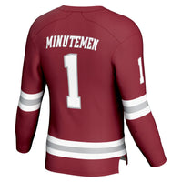 #1 UMass Minutemen Hockey Fashion Jersey - Maroon