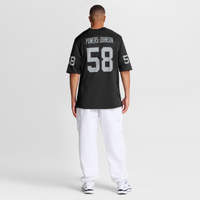 Las Vegas Raiders Jackson Powers-Johnson Black Team Game Jersey