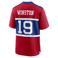 New York Giants Jameis Winston Century Red Alternate Game Jersey