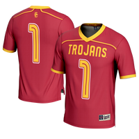 #1 USC Trojans Lightweight Lacrosse Fashion Jersey - Cardinal