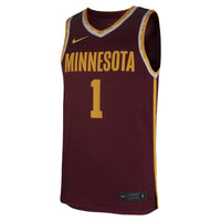 #1 Maroon Minnesota Golden Gophers Team Replica Basketball Jersey