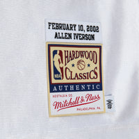 Philadelphia 76ers Allen Iverson 2002 All-Star East Authentic Jersey - White