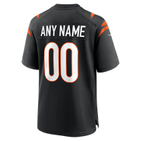 Cincinnati Bengals Black Game Custom Jersey