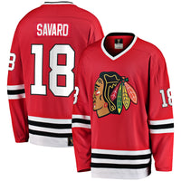 Chicago Blackhawks Denis Savard Red Premier Breakaway Retired Player Jersey