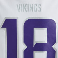 Minnesota Vikings Justin Jefferson White Alternate Game Player Jersey