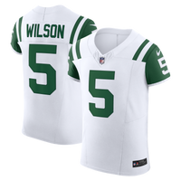 New York Jets Garrett Wilson White Classic Alternate Elite Jersey