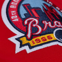Atlanta Braves Chipper Jones Red 2006 Cooperstown Collection Authentic Jersey