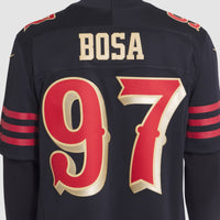 San Francisco 49ers Nick Bosa Black 2025 Rivalries Collection Stitched Limited Jersey