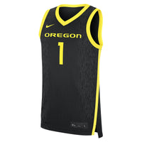 #1 Black Oregon Ducks Alternate Replica Jersey