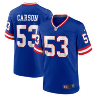 New York Giants Harry Carson Royal Retired Player Alternate Game Jersey