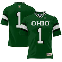 #1 Ohio Bobcats Endzone Football Jersey - Green