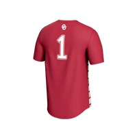 #1 Oklahoma Sooners Lightweight Soccer Fashion Jersey - Crimson