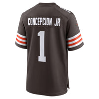 Cleveland Browns KC Concepcion Brown 2026 NFL Draft First Round Pick No. 24 Team Game Jersey