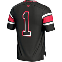 #1 Dayton Flyers Endzone Football Jersey - Black