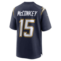Los Angeles Chargers Ladd McConkey Navy Alternate Super Chargers Game Player Jersey