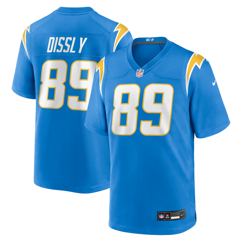 Los Angeles Chargers Will Dissly Powder Blue Team Game Jersey