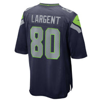 Seattle Seahawks Steve Largent College Navy Retired Player Game Jersey
