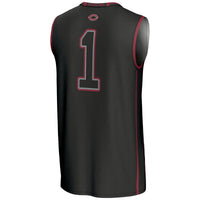 #1 UChicago Maroons Lightweight Basketball Jersey - Black