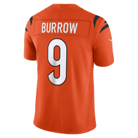 Cincinnati Bengals Joe Burrow Orange Alternate Stitched Limited Jersey