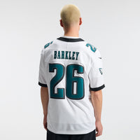 Philadelphia Eagles Saquon Barkley White Stitched Limited Jersey