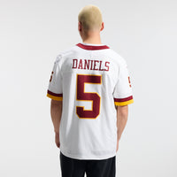 Washington Commanders Jayden Daniels White Stitched Limited Jersey