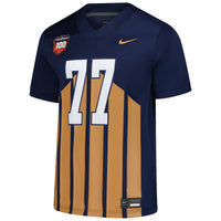 #77 Illinois Fighting Illini Untouchable Replica Football Jersey - Navy