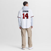 Atlanta Braves Mauricio Dubón White Home Replica Jersey