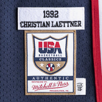USA Basketball Authentic Jersey Christian Laettner 1992