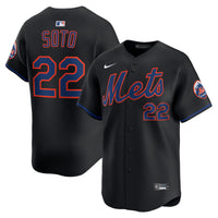 New York Mets Juan Soto Black Alternate Limited Jersey