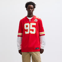 Kansas City Chiefs Chris Jones Red Game Jersey