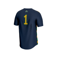 #1 Notre Dame Fighting Irish Lightweight Soccer Fashion Jersey - Navy