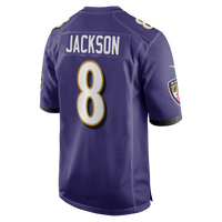 Baltimore Ravens Lamar Jackson Purple Game Jersey