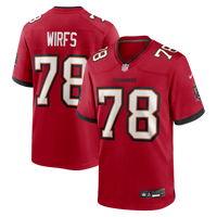 Tampa Bay Buccaneers Tristan Wirfs Red Player Game Jersey