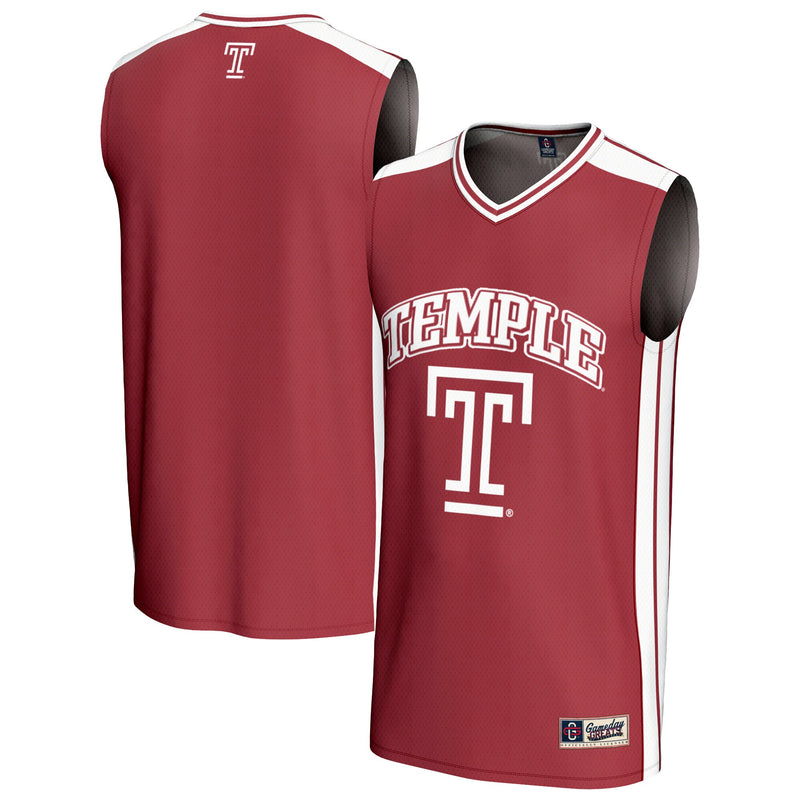 Temple Owls Basketball Jersey - Red